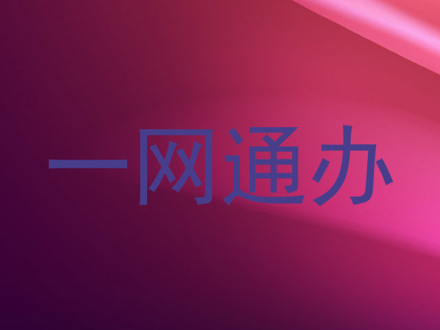 一网通办