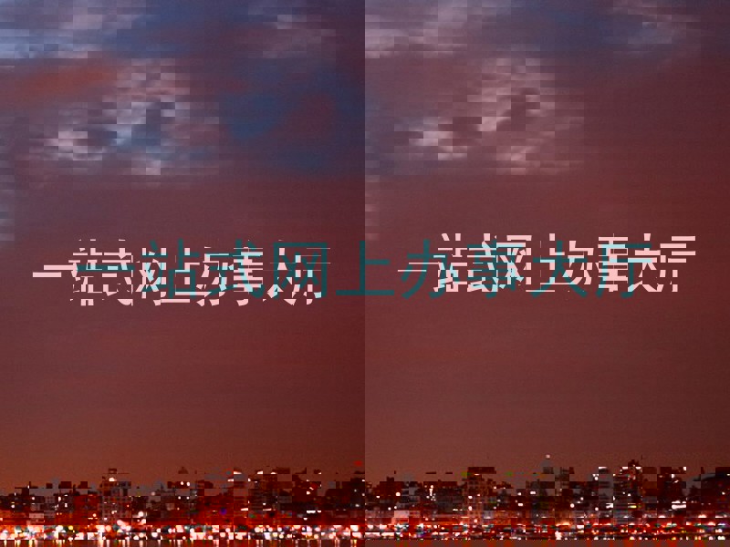 一站式网上办事大厅