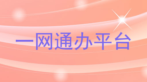 一网通办平台