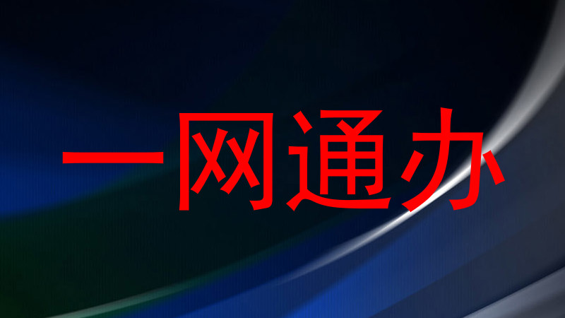 一网通办
