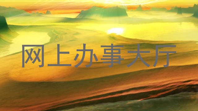网上办事大厅