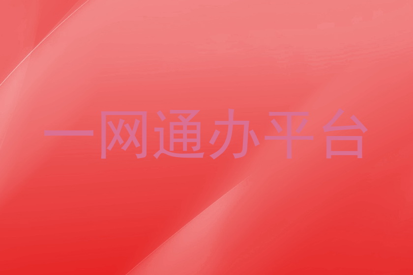 一网通办平台