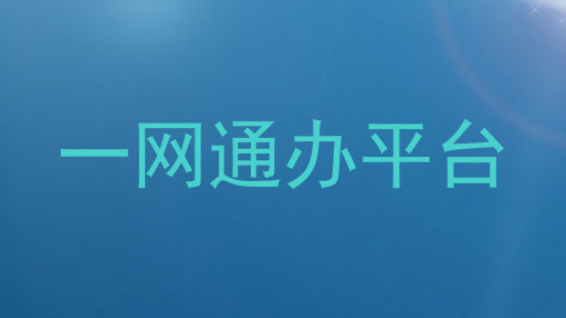 一网通办平台