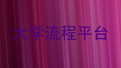 大学流程平台