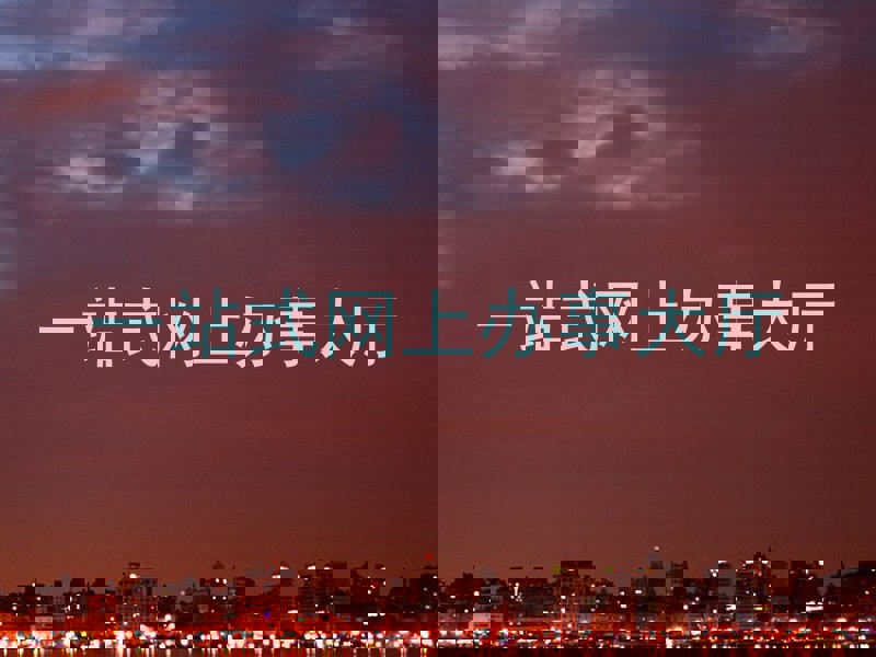 一站式网上办事大厅