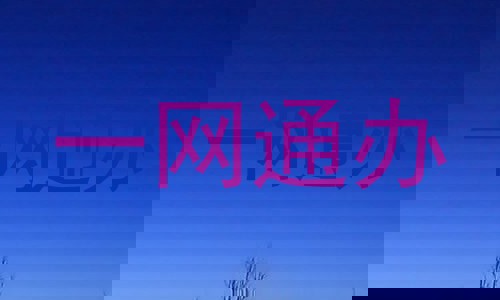 一网通办
