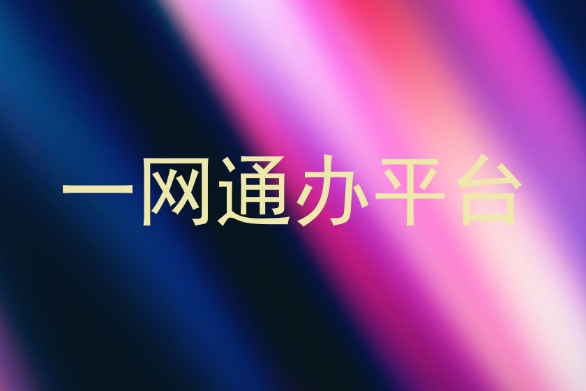 一网通办平台