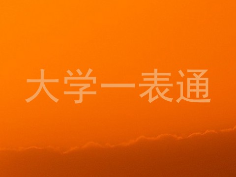 大学一表通