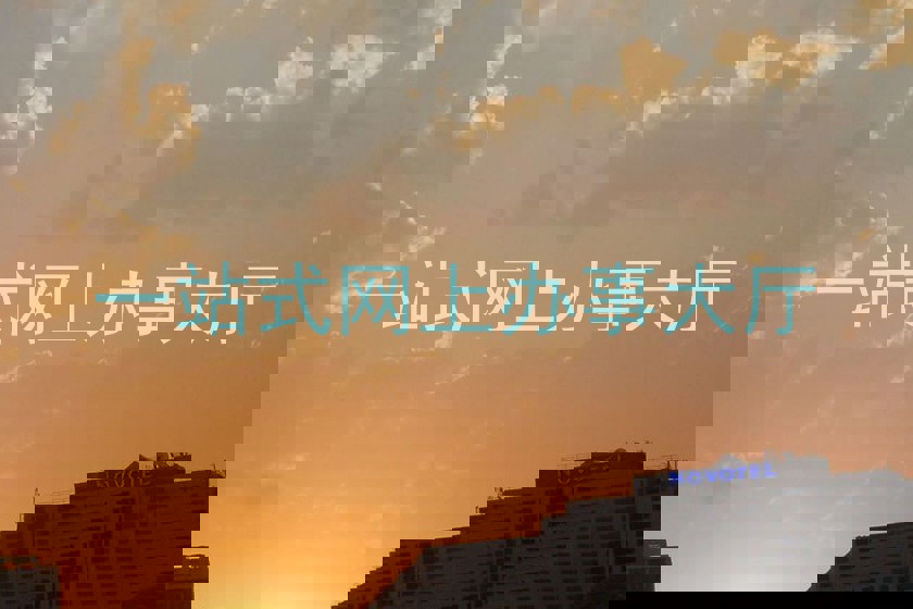 一站式网上办事大厅