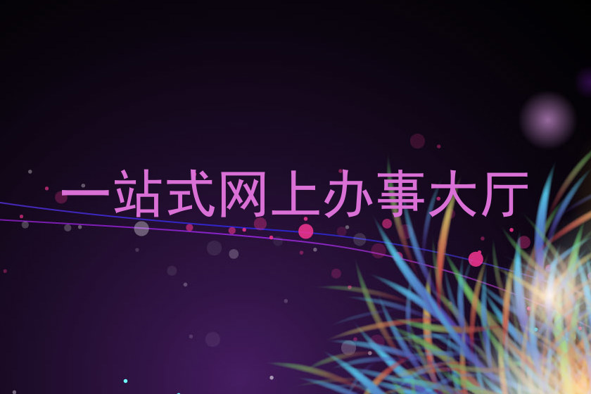 一站式网上办事大厅