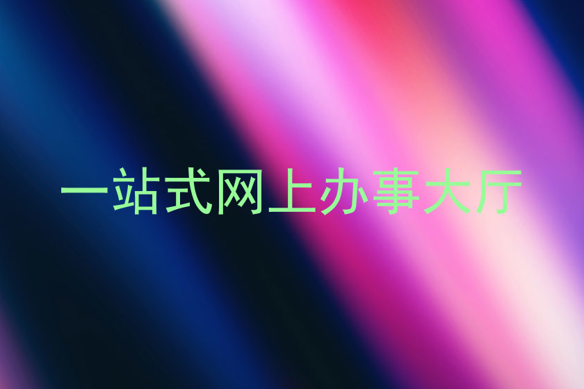 一站式网上办事大厅