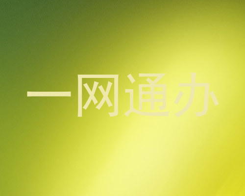一网通办