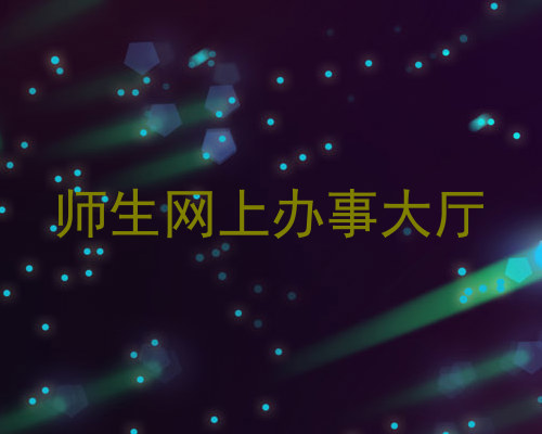 师生网上办事大厅