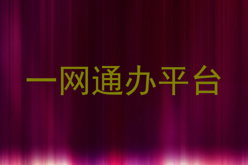 一网通办平台