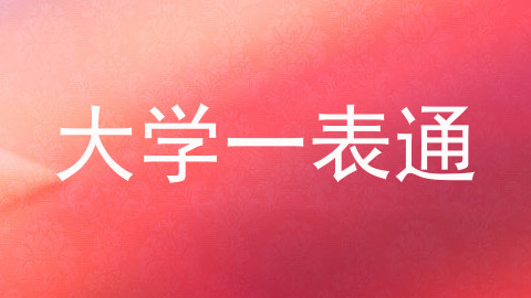 大学一表通