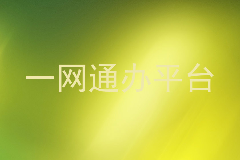 一网通办