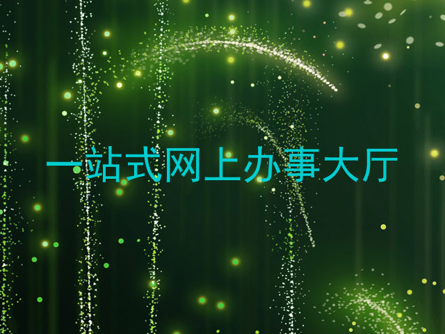 一站式网上办事大厅