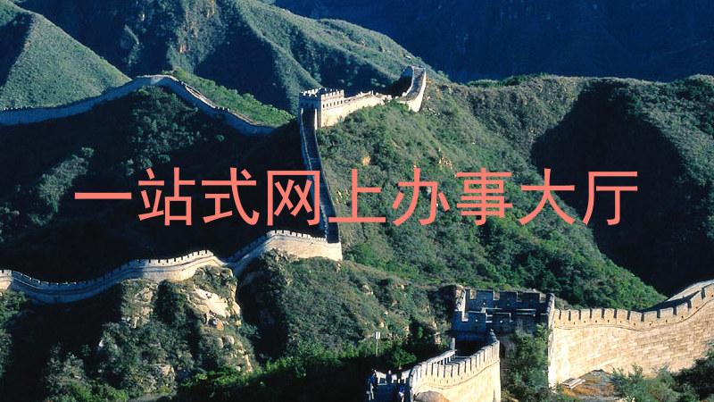 一站式网上办事大厅