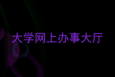 大学网上办事大厅