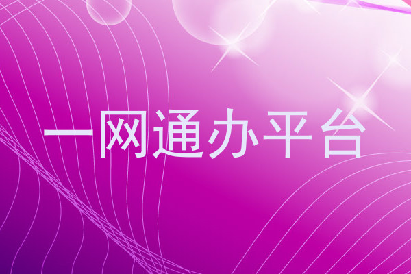 一网通办平台