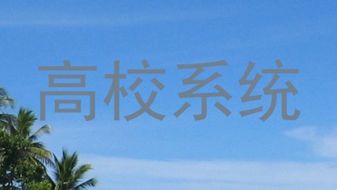 高校系统
