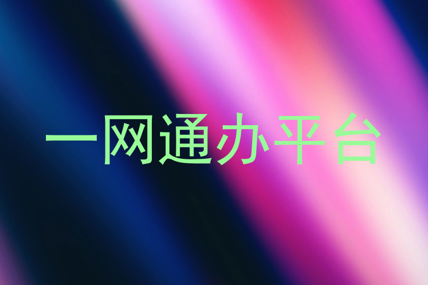 一网通办平台