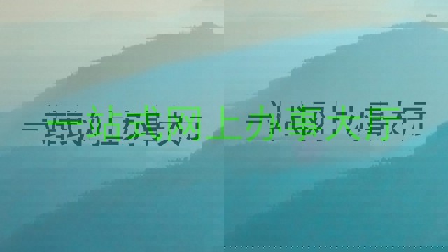 一站式网上办事大厅