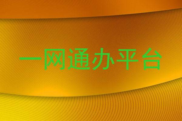 一网通办平台