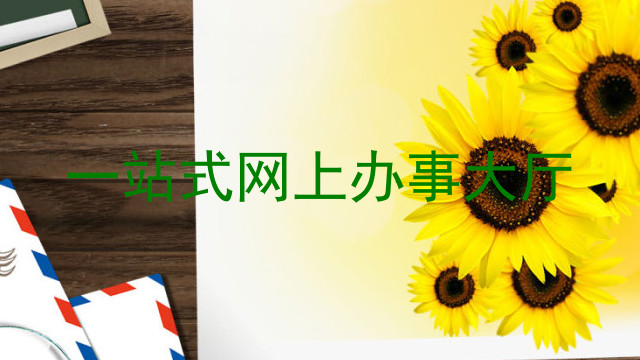 一站式网上办事大厅