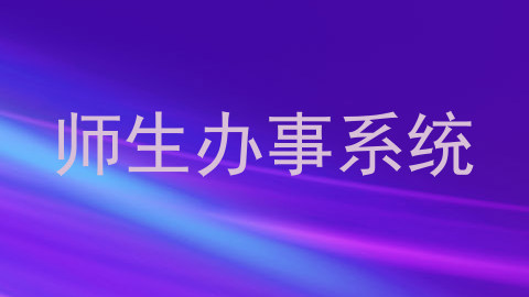 师生办事系统