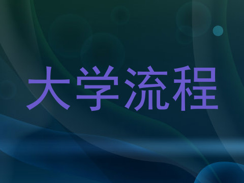 大学流程