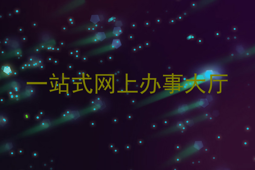 一站式网上办事大厅