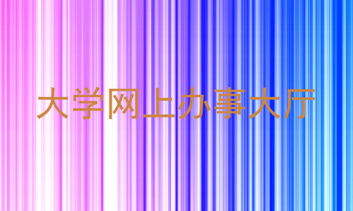 大学网上办事大厅