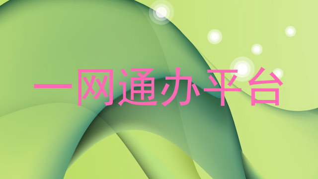 一网通办平台