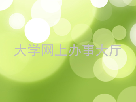 大学网上办事大厅