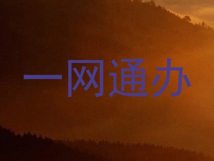 一网通办