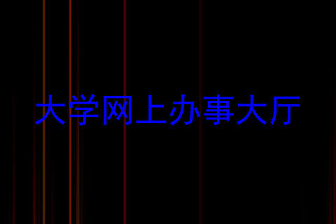 大学网上办事大厅