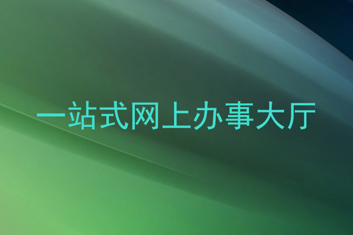 一站式网上办事大厅