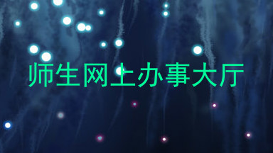 师生网上办事大厅