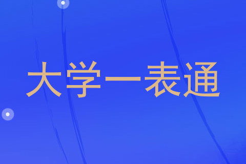 大学一表通