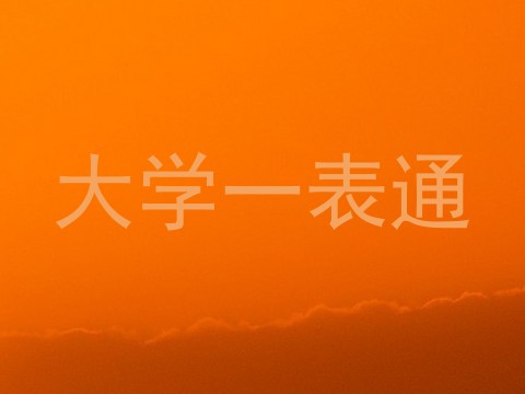 大学一表通