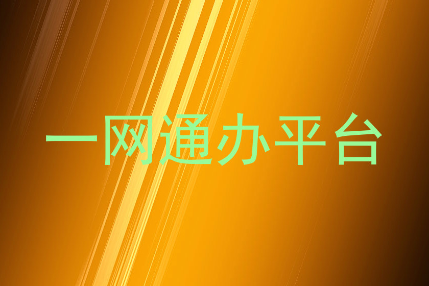 一网通办平台