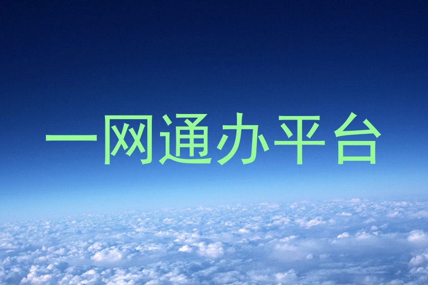 一网通办平台
