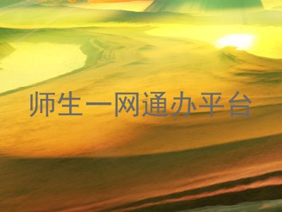 师生一网通办平台