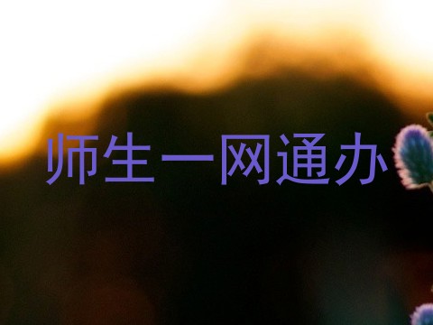 师生一网通办