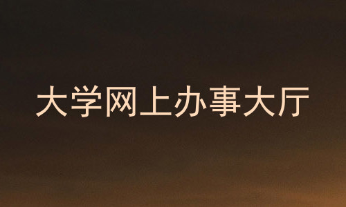 大学网上办事大厅