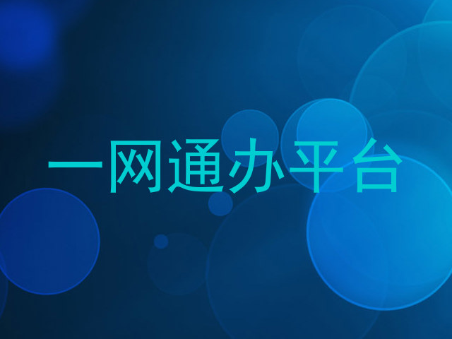 一网通办平台