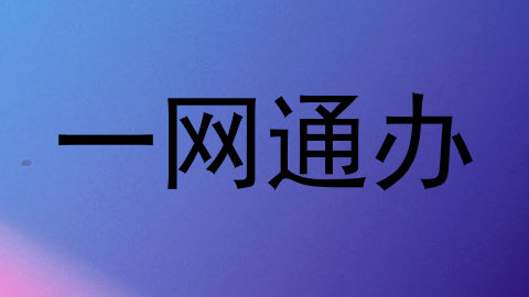 一网通办