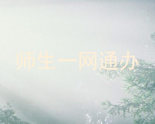 师生一网通办