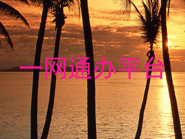 一网通办平台